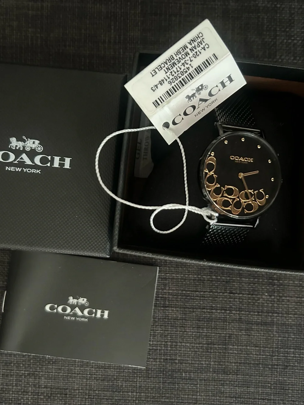 NWT Coach Elliot Watch